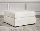 Chessington - Oversized Accent Ottoman - Ivory